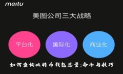如何查询比特币钱包总量：命令与技巧
