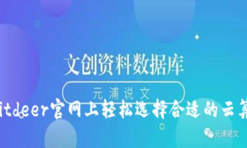 如何在Bitdeer官网上轻松选择合适的云算力套餐？