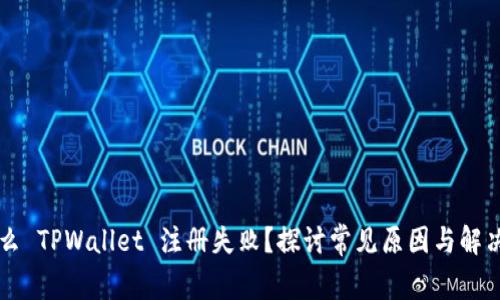 为什么 TPWallet 注册失败？探讨常见原因与解决方法