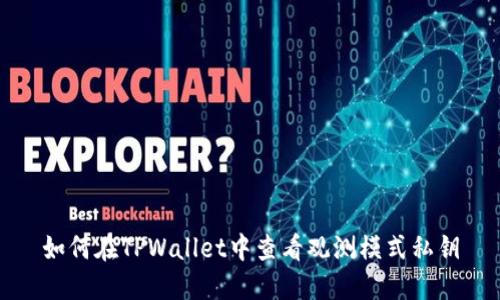 如何在TPWallet中查看观测模式私钥